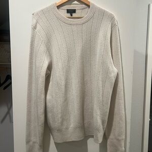 rag & bone Cream Crewneck Cashmire Sweater
